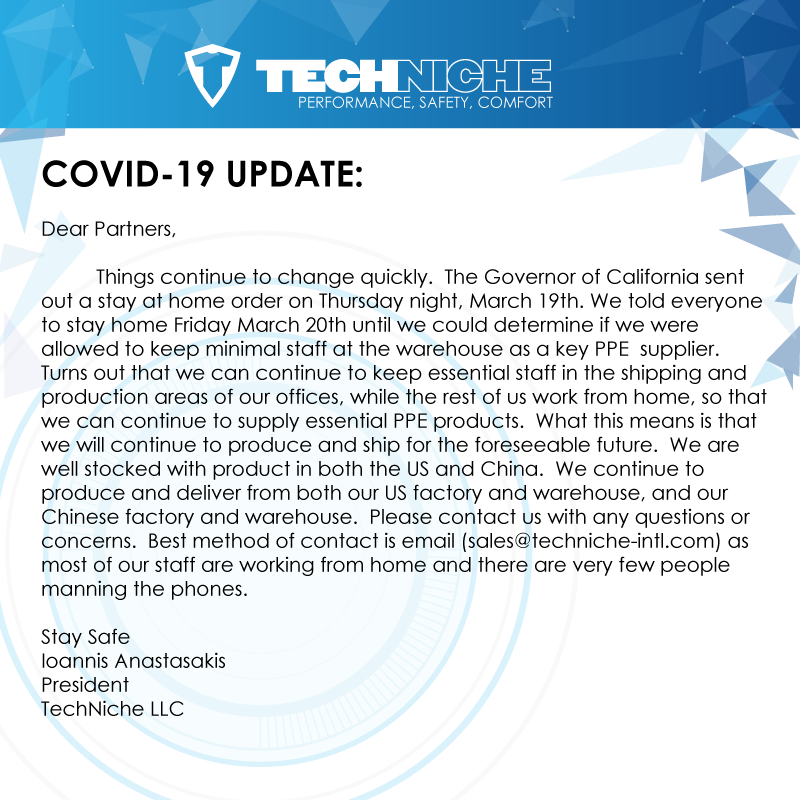 TechNiche COVID-19 Update